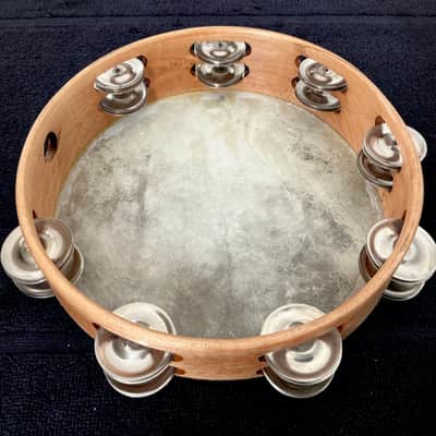 Ludwig Concert Tambourine 10” Double Row Jingles 1960’s (Sound File) image 4