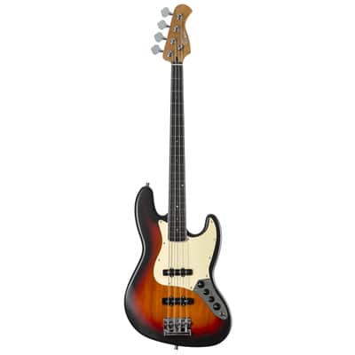 Fame Custom JB 4 Sunburst - 4-String Electric Bass image 2