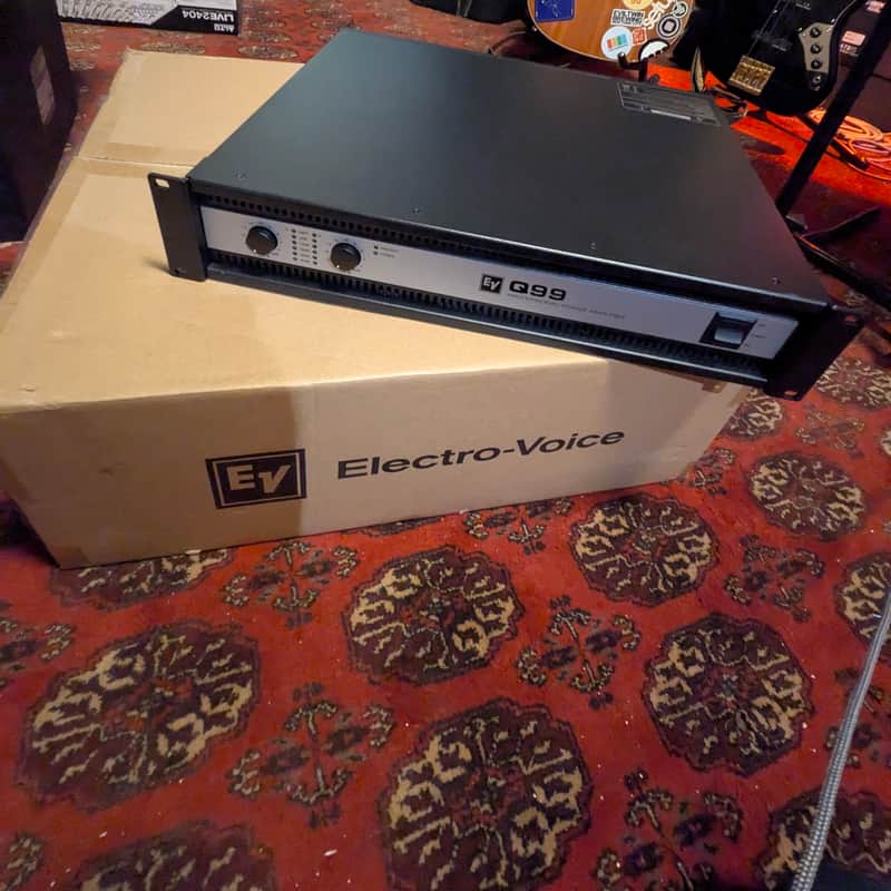 2020s Electro-Voice Q99 1250w Class-H Power Amplifier Black / …