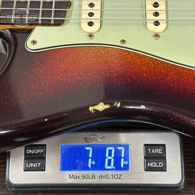 Fender Custom Shop 1963 Stratocaster Relic 3 Tone Sunburst Sparkle w/case TSLTD7OF10 image 11