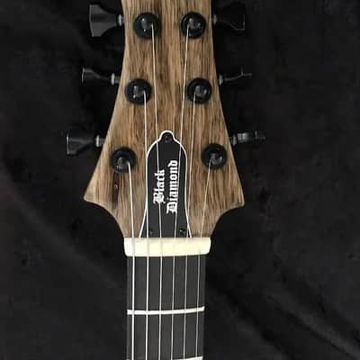 "from my personal used gear" Super-V Guitar (Figured Korina) w/case by Black Diamond Hand Crafted In AMERICA image 6