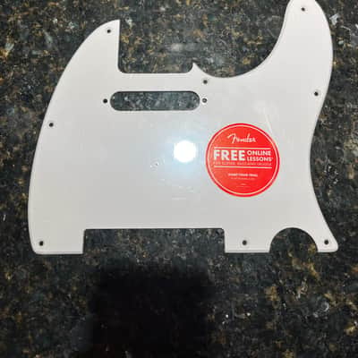White Pickguard from Squier Telecaster image 1