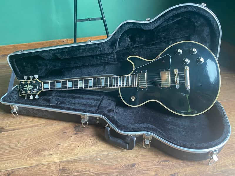 Greco Les Paul Custom EG600 1976 - Ebony | Reverb