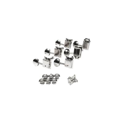 Fender Pure Vintage Guitar Tuning Machines, Nickel/Chrome, Set of 6 image 2