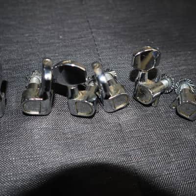 Vintage 70's West Germany Schaller 3x3 Tuners High Quality W.Germany Les Paul fit Chrome image 1