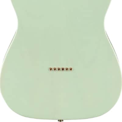 Fender American Professional II Telecaster Thinline Limited Edition Semi-Hollow Electric Guitar, Maple Fingerboard, Transparent Surf Green image 3