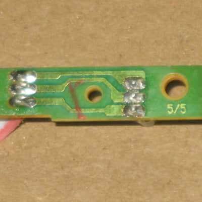 very lightly used genuine BOSS LED (has white bulb that lights RED) from BF-3 Flanger (NO pedal included) on very small green rectangle shape circuit board with three wire ribbon (genuine Boss item)  2000s to 2020s (specifically from 2018) image 19