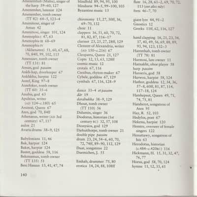Music and Musicians in Ancient Egypt Book 1991 image 5