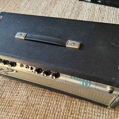 Fender Bassman "Drip Edge"  50-Watt Guitar Amp Head 1968 - 1969 - Silverface image 7