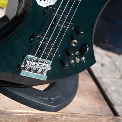 Classic 1980's/90's B.C. Rich Mockingbird Bass - Black - Made In Japan Super 2100 Neck image 5