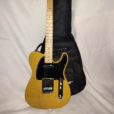 Squier Telecaster Maple Fretboard with Gig Bag + Pedal + mic + strap + strings image 17