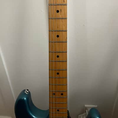 John Cruz built Fender Strat Plus with Maple  Fretboard 1988-Lake Placid Blue image 4