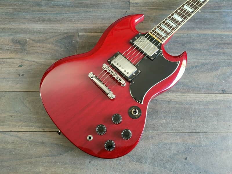 Diamond (by Aria Japan) ASG-420 SG (Cherry Red) | Reverb