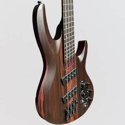 ESP LTD B-1004 Multi-Scale 4 String Electric Bass Guitar - Natural image 2