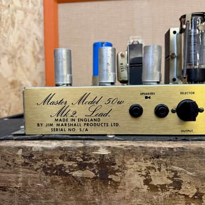 Vintage 1978 Marshall JMP Master Model 50w MK2 Lead 2x12 2104 Amplifier Combo imagen 14