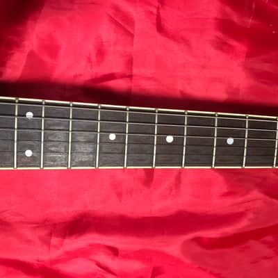 Morris TORNADO BY MORRIS Z II Electric Acoustic Guitar with Soft Case 1990's Blue image 5