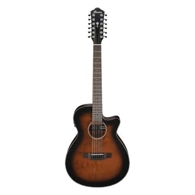 Ibanez AEG5012-DVH 12-String 2021 - Dark Violin Sunburst High Gloss image 1