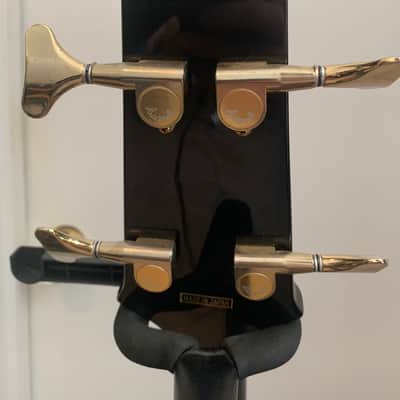 Cliff Burton Aria pro II Elite I 1984 - Black and gold image 2