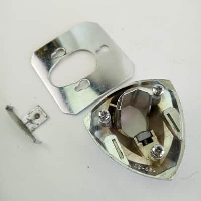 Premier Bass Drum Single Ratchet Tom Post Arm Receiver Mount #389-50 Chrome 60s image 4