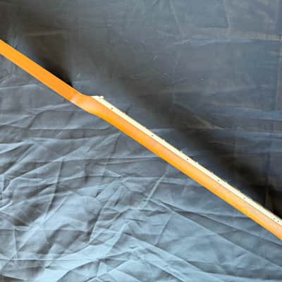 BMC Guitar Neck Jaguar® 22 Fret Roasted Maple MOP Block Inlays Bound With Rosewood Fingerboard Nitro Lacquer 2025 - 9.5 Radius   [JG102] image 5