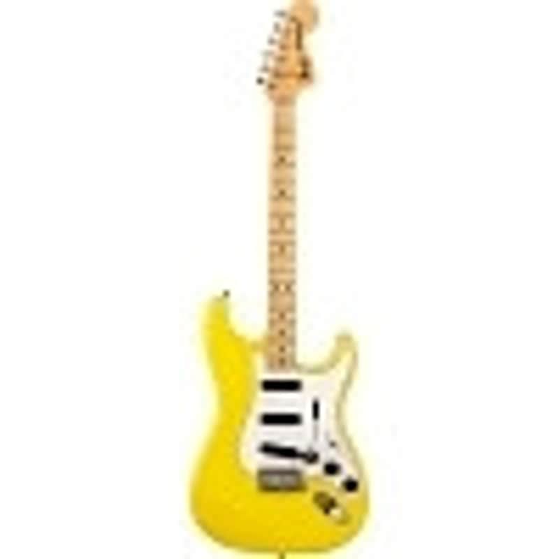 Fender Made in Japan Limited International Color Stratocaster Guitar, Maple Fingerboard, Monaco Yellow w/ Gig Bag image 1