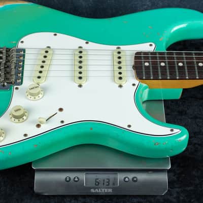Fender Custom Shop John Cruz Masterbuilt 63 Relic Strat Sea Foam Green 2018 ~ Secondhand image 6