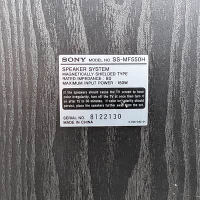 Sony SS-MF550H Floorstanding Speakers Pair HiFi Stereo Home Audio Tower image 4
