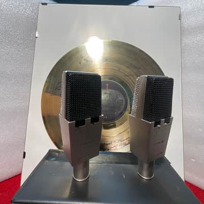 AKG EB414  PAIR MIKROFON CK12. BRASS VINTAGE image 7