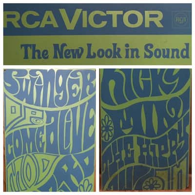 RCA Victor New Look in Sound Sign Store Display 1969 *Side panel* image 4