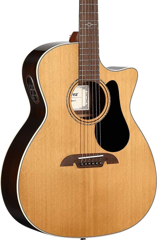 Alvarez AG75CE Grand Auditorium Acoustic-Electric Guitar, Solid Cedar Top image 1