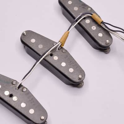 1979 Vintage Fender Stratocaster Grey Bottom Pickup Set 1970s USA image 8