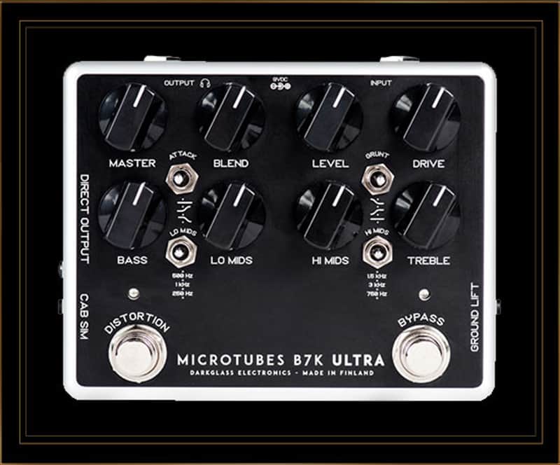 Darkglass Electronics Microtubes B7K Ultra V2 Bass Preamp Pedal with Aux-In image 1