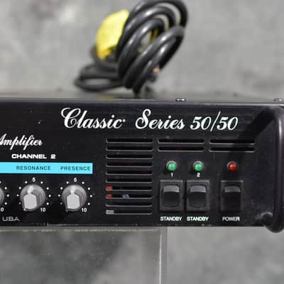 Peavey Classic Series 50/50 Guitar Rackmount Stereo TUBE Power Amp 90s w FAST Same Day Shipping image 2