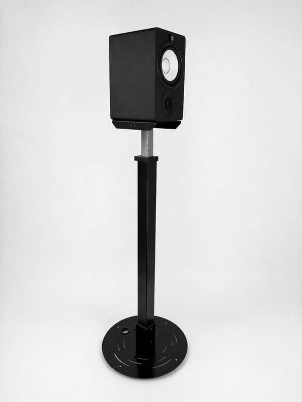 Apache Hammerhead Speaker Stands (Black)-Stainless Steel / 6" Speaker image 1
