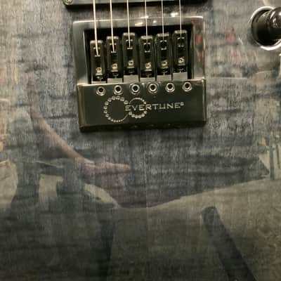 ESP LTD EC-1000 Evertune FM 2015 - Present - See Thru Black image 3