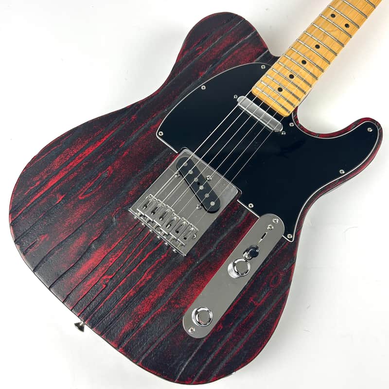 2015  USA Fender Limited Edition Sandblasted Telecaster Crimson Red w/ Fender Hard Travel Deluxe Case