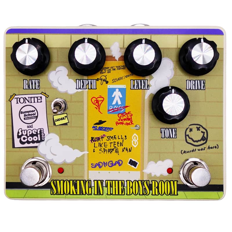 Supercool Pedals & Summer School Electronics Smoking in the Boys Room Distortion and Chorus image 1