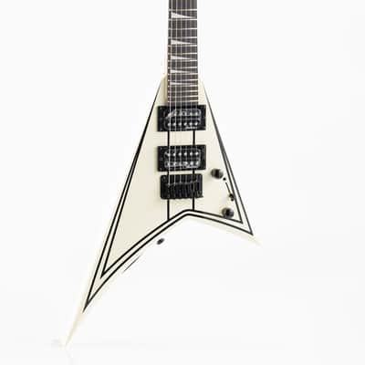 Jackson JS1XM Randy Rhoads Minion Electric Guitar - White with Black Stripes image 1