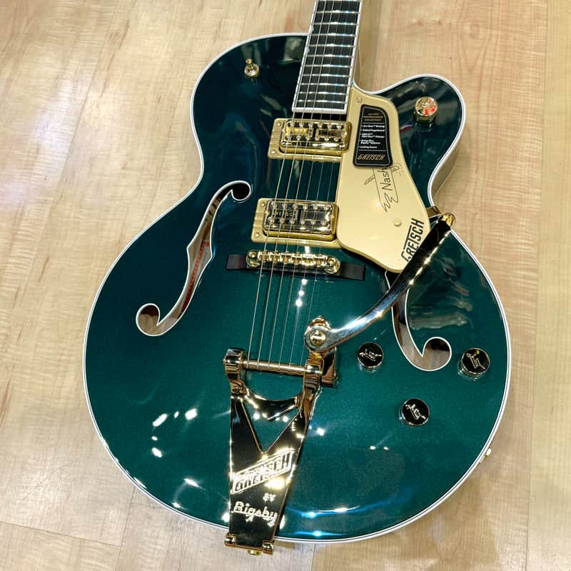 Gretsch 6120 Nashville Hollow Body with String-Thru Bigsby and Gold Hardware 2025 - Cadillac Green image 1