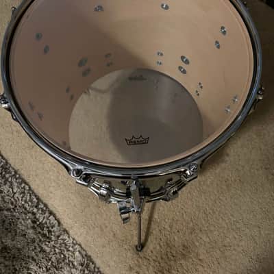 Ludwig LF844 Classic Maple 14x14" Floor Tom 2012 - Present - Vintage Black Oyster Pearl like new image 6