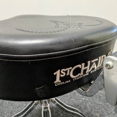 Tama HT741 1st Chair Ergo-Rider Quartet Drum Throne  2010s - Black/Chrome image 3