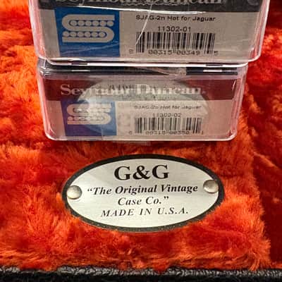 2004 Fender Japan JG-66 Jaguar Limited Edition Antigua Finish + G&G Deluxe Case Hang Tags Duncan Hot Jag Upgrade image 24