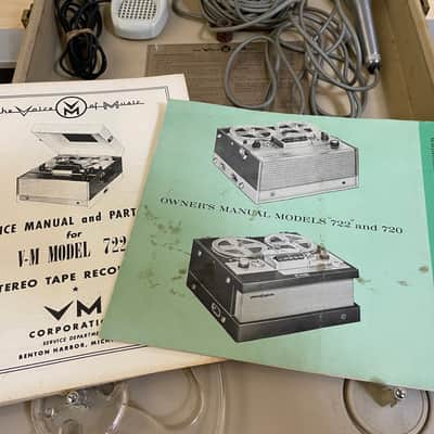 1961 Voice Of Music V-M 722 Stereophonic Tape Recorder image 5