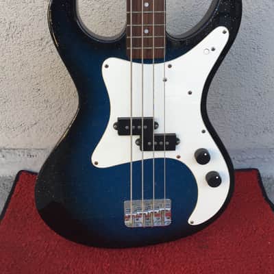Danelectro Danoblaster Bass in Blue Burst Sparkle image 2