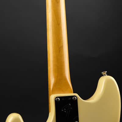 1971 Fender Musicmaster Bass Olympic White image 8