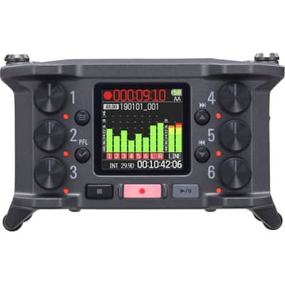 Zoom F6 6-Input / 14-Track Multitrack Field Recorder (Open Box) image 4