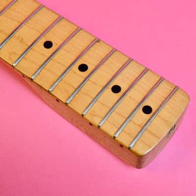 Vintage 1959 Fender Stratocaster Maple Strat Neck Pre-CBS Tone, Project Neck 1958 image 12