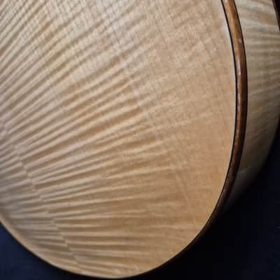 Dotson Hand-Carved Archtop Electric Guitar Made in USA - Natural Demo image 16