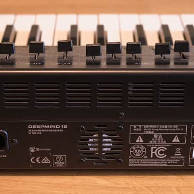 Behringer DeepMind 12 49-Key 12-Voice Polyphonic Analog Synth 2016 - Present - Black image 9
