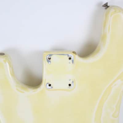 1976-1977 Vintage Fender Precision Bass Olympic White/Blonde ~Refin~ 4-Bolt BODY PBass 1970s USA image 5